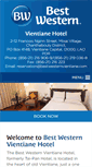 Mobile Screenshot of bestwesternvientiane.com